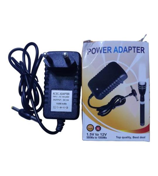 Universal Full Automatic 1.5V to 12V Power Adapter For Router , Digital Scal, CCTV Camera Charger With 2 Jack