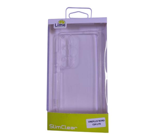 LIME CASE ONEPLUS NORD CE4 LITE 6.67" SLIMCLEAR TPU FULL CAMERA PROTECTION TRANSPARENT