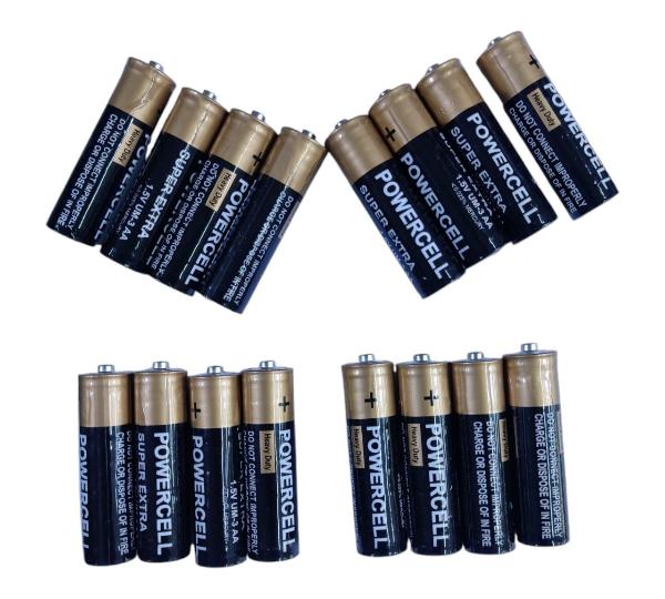 POWERCELL AA BATTERIES SET OF 16 PIECES