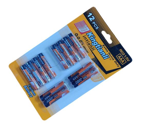 Kingtianli Intianli  Extra Heavy Duty Battery AAA 1.5V/12PCS