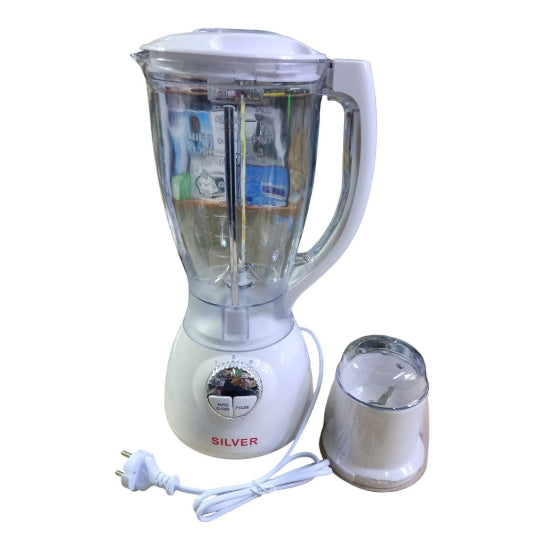 SILVER Multi-Blender With Grinder BC-500 | 500W | 2ltr Auto Clean (White)