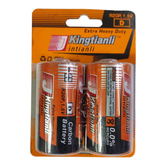 Kingtianli Intianli LR20 Battery D 1.5V 2pcs