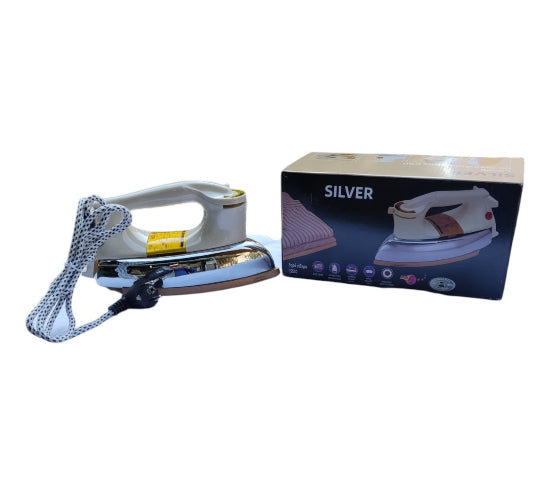 Iron Silver LS530 De-Luxe Automatic Iron Powerful Press Heavy Weight 1200W