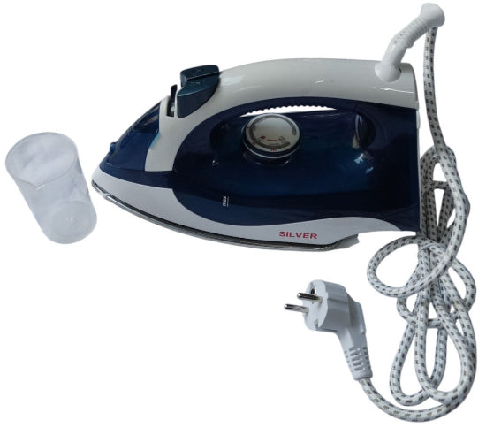 Silver Steam Iron LS-507 with 250ml Water Tank