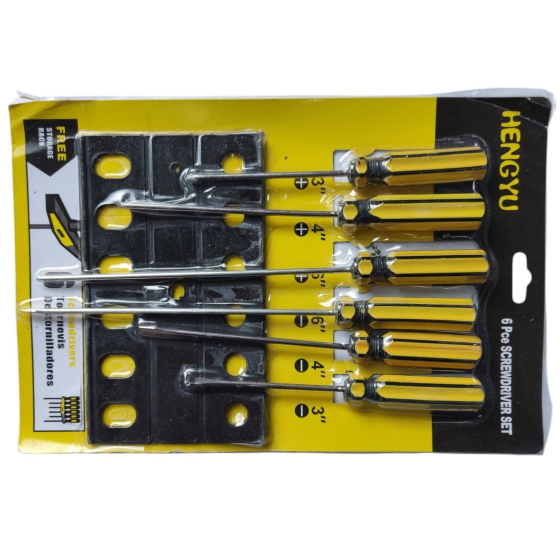 Hengyu Screwdriver Portable Repair Hand Tools 6Pcs Set Screwdriver