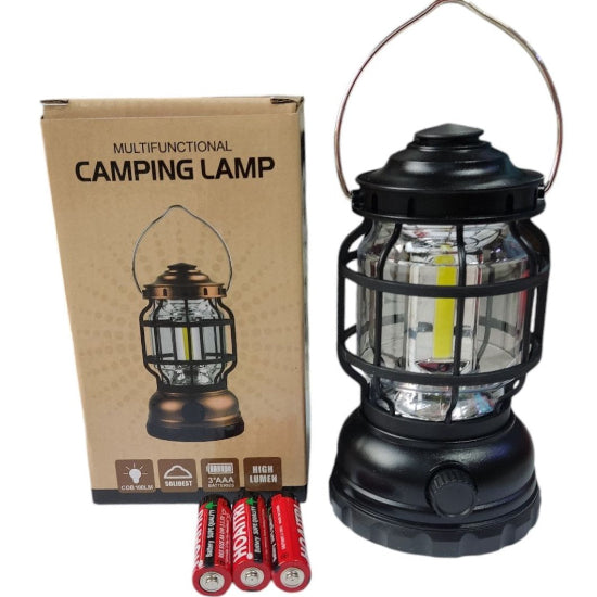 MultiFunctional Camping Lamp Power 3xAAA Battery