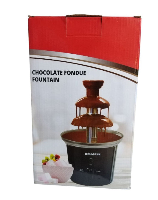 Chocolate Fondue Fountain 3-Tier Set Fountain Device 300ML 60W–Baumann CFF-2008D