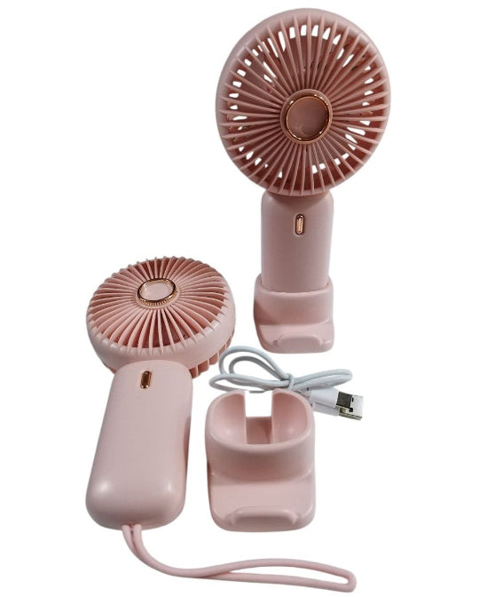 Handheld Desktop USB Fan Rechargeable Small Quiet Personal Fans Portable DD-132