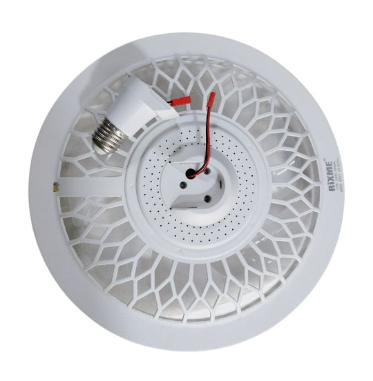 Rixme E27 60W Light Dimmable Ceiling Fan with Remote Control LED Light Bedroom Ceiling Lamp