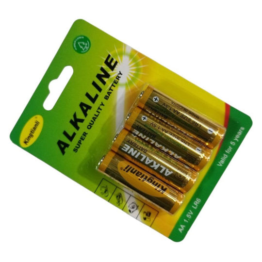 Kingtianli Alkaline Batteries AA 1.5V 4pcs LR06