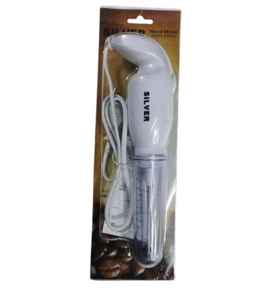 Silver Electric Hand Mixer 15W White HB-202B