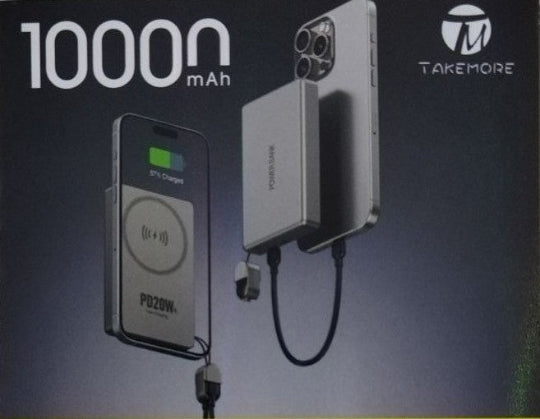 Takemore Mini MagSafe Wireless Power Bank For Iphone & Samsung S series 20W 10000 mAh R62L