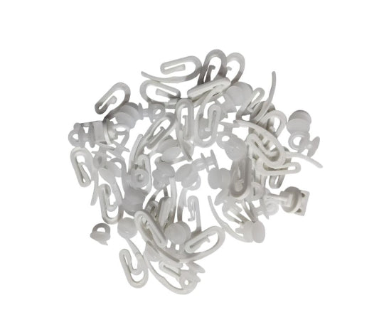 Snap Lock Curtain Button Cornice Ring 30pcs