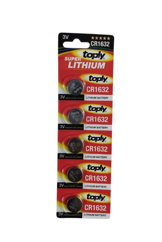 CR1632 Button Batteries 5pcs/pack LM1632 BR1632 ECR1632 Cell Coin