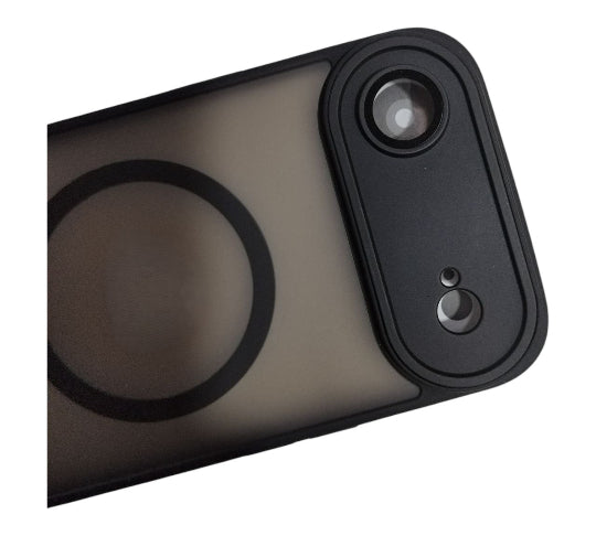 Magsafe Wireless Charge Magnetic Back Cover Case for-Iphone 17 Air (Black)