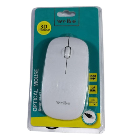 Weibo Wired Mouse FC-5084 – White