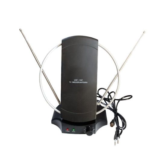 Antenna Color TV indoor-DT101 HD/DTV/VHF/UHF/FM Radio 90° Rotating Antenna