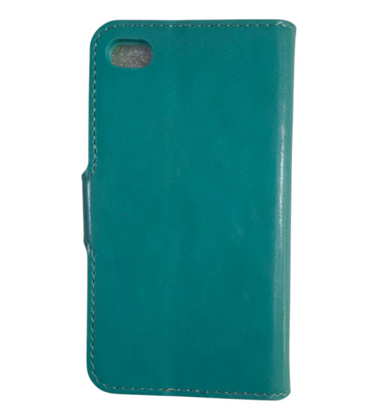 Smart Book Cover Case For iPhone 4 /4s (Turquoise)
