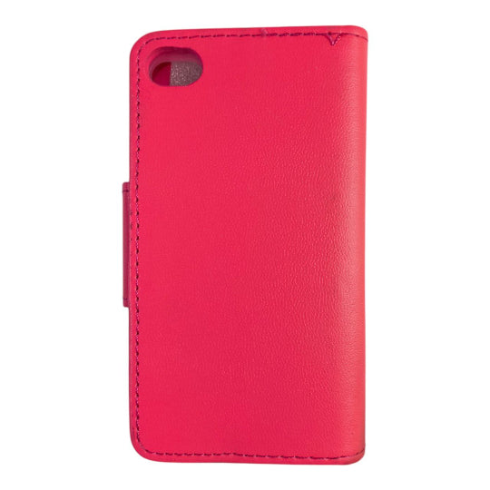 Smart Book Cover Case For iPhone 4 /4s Book Stand Wallet (Pink)