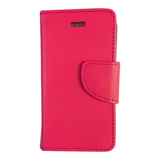 Smart Book Cover Case For iPhone 4 /4s Book Stand Wallet (Pink)