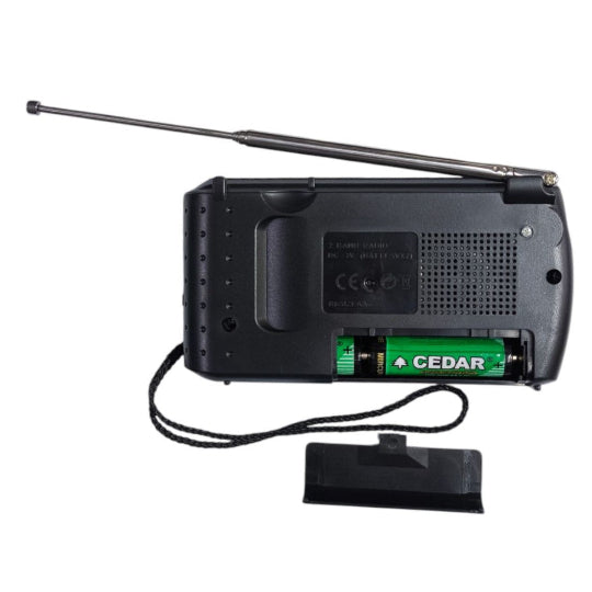 Catony Portable Analog Retro AM-FM Battery Radio ICF-8 (Black)