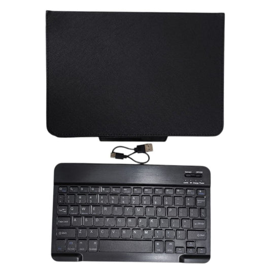 Universal Foldable Protective Tablet Keyboard Case 10 To 11 Inch Wireless Keyboard Stand Case Cover Black