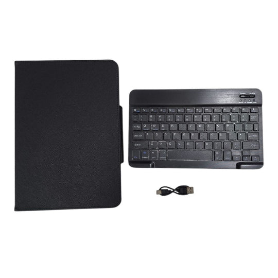 Universal Foldable Protective Tablet Keyboard Case 10 To 11 Inch Wireless Keyboard Stand Case Cover Black