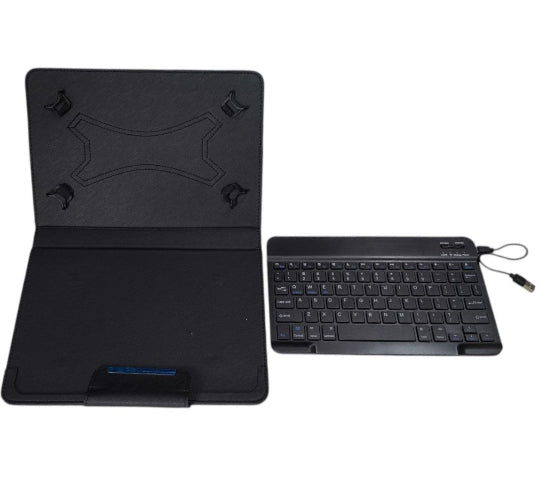 Universal Foldable Protective Tablet Keyboard Case 10 To 11 Inch Wireless Keyboard Stand Case Cover Black