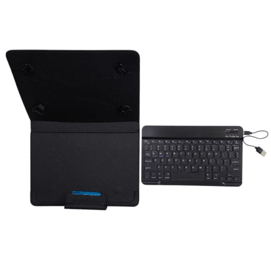 Universal Foldable Protective Tablet Keyboard Case 10 To 11 Inch Wireless Keyboard Stand Case Cover Black