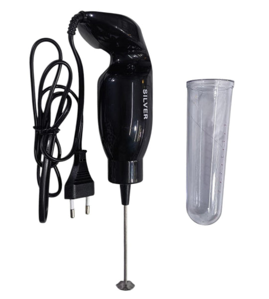 Silver 15W Electric Hand-Held Frappe Maker HB-202B (Black)