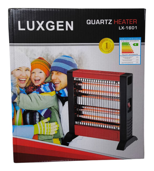 Luxgen Electric Quartz Heater 1000W LX-1601