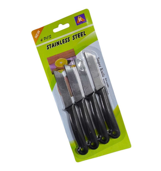 Super Knife Stainless Steel Blade 4 Pcs