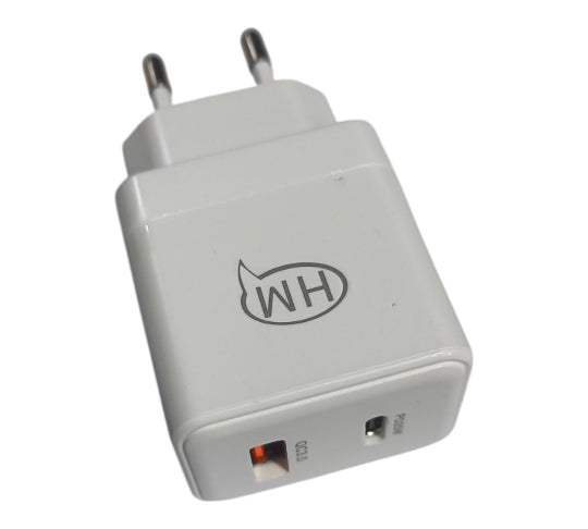 HM Usb Wall Charger Adapter USB-A Ports & USB-C Ports 25W H86