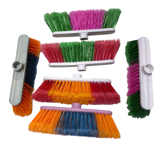 Soft Broom Brush, 26cm 1Pc Multi Color