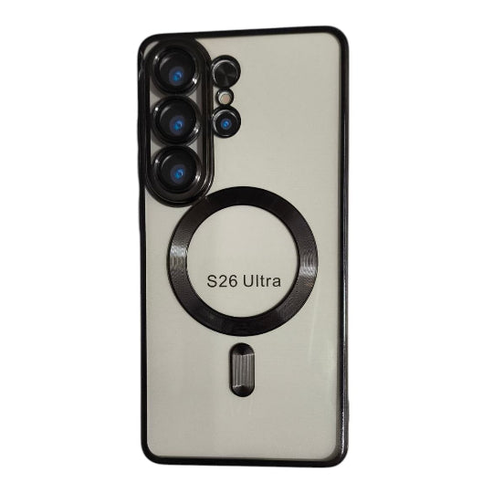Magsafe Back Cover Case With Camera Lens Protector for Samsung Galaxy S26 Ultra