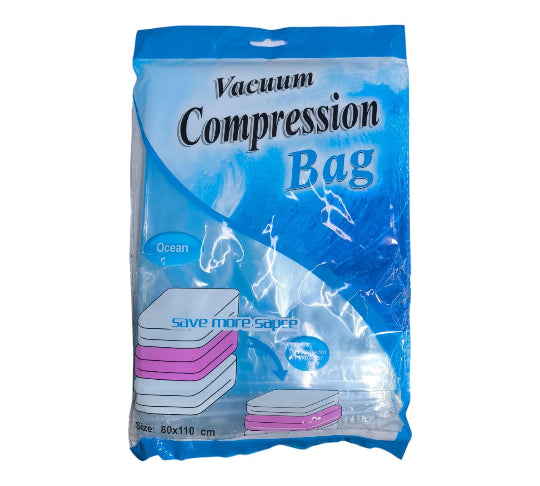 Vacuum bag for clothes, 80x110 cm Blue