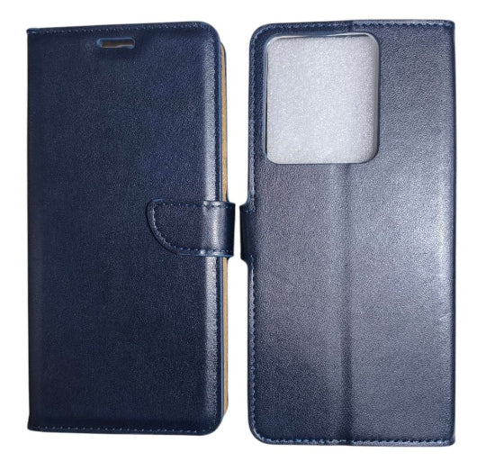 Smart Book Case for Y35 / Vivo Y36 / Vivo Y22s / Vivo Y22 Dark Blue