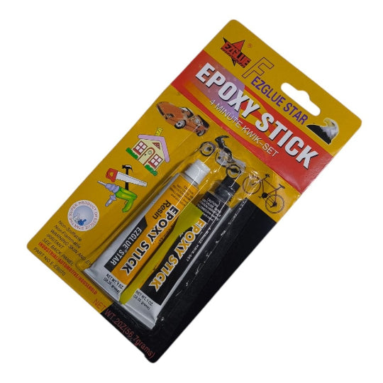 4 Minute Kwik-Set EZGLUE STAR Epoxy Resin AB Glue NET WT.20Z(56.7grams)