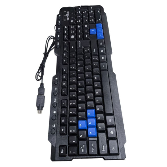 Weibo Waterproof Desktop Keyboard + USB 2.0 A Male to for PS2 Female Adapter-FC-715