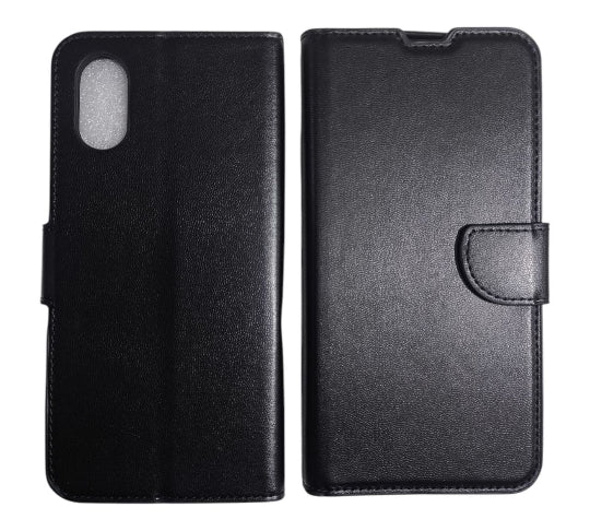 Oba Book Case For Samsung Galaxy Xcover 7 Book Stand Wallet Black