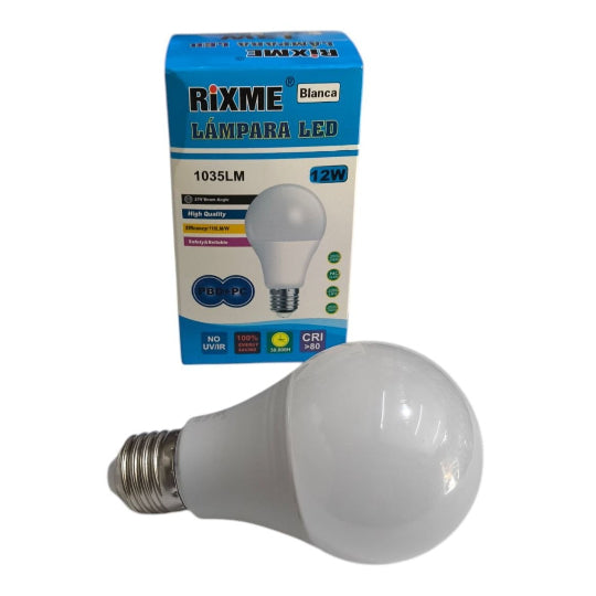 Rixme E27 Led Energy Saver Led Bulb 12W 120 Watt Equivalent Energy Saving Bulbs 1035LM - White