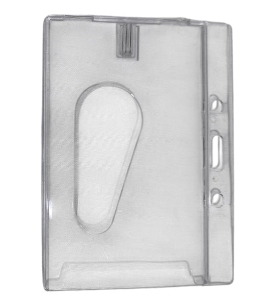 Plastic Card ID Bank Card Protector Holder Clear 1pcs