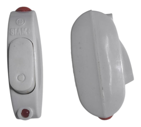 Siam Plus BED Switch 6A 250V 1Pc White