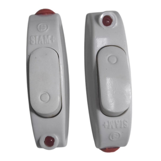 Siam Plus BED Switch 6A 250V 1Pc White