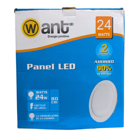 Ant Round Panel Led 24W 4000K 300mm