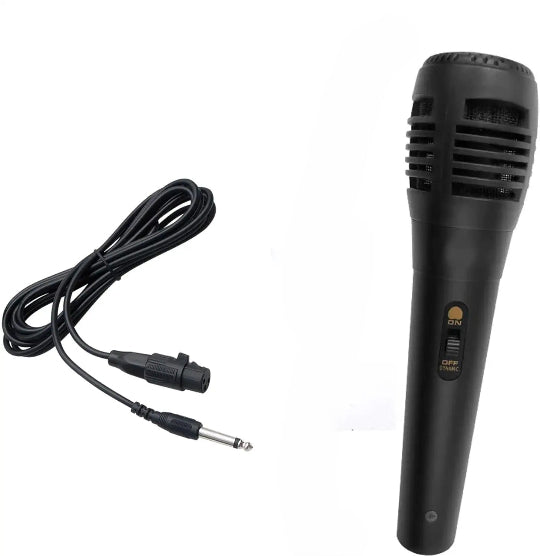 Wired Dynamic Karaoke Microphone XLR Female 6.35mm Male Audio Cable