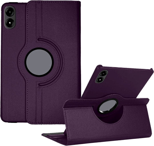 360° Rotating Stand Book Case for Redmi Pad Pro 5G / Redmi Pad Pro / Xiaomi Poco Pad 5G / 7s Gen 2 5G 12.1" (Purple)