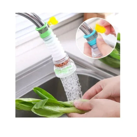360° Rotating Water Filter Adjustable faucet extension with filter – Rose