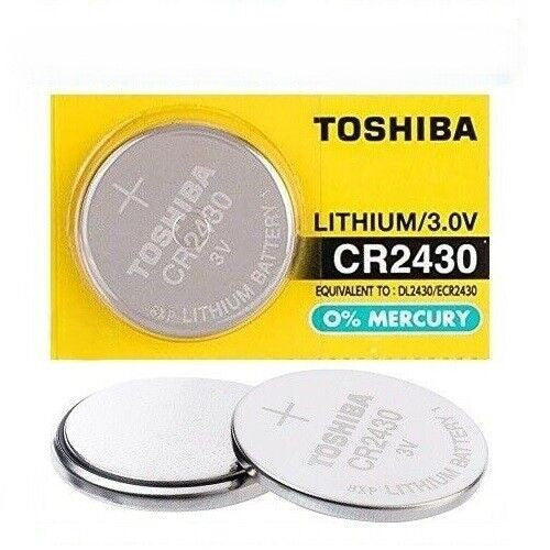 TOSHIBA CR2430 3V Lithium Coin Cell Battery (1Pcs)