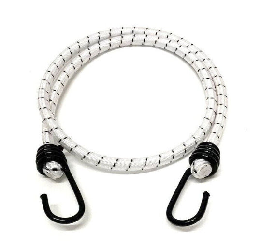 1m Luggage Straps - Metal or Plastic Hooks - Elastic Bungee Cord Tie Down